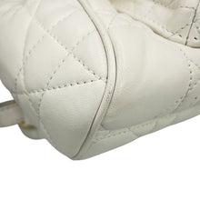 将图像加载到图库查看器中，Dior Macrocannage Caro Backpack Latte WhiteM6302UNOZ_M030 Lambskin Size Small
