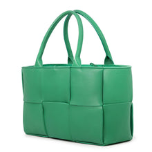 将图像加载到图库查看器中，Bottega Veneta Maxi INTRECCIATO Arco Tote Green652867 Leather Size Small
