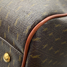 Load image into Gallery viewer, SAINT LAURENT PARIS Monogram 72H Duffle Travel Bag Brown582141 PVC Calf Leather
