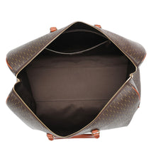 将图像加载到图库查看器中，SAINT LAURENT PARIS Monogram 72H Duffle Travel Bag Brown582141 PVC Leather

