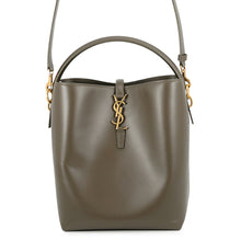 将图像加载到图库查看器中，SAINT LAURENT PARIS Le 37 2WAY Shoulder Bag Khaki742828 Calf Leather

