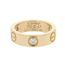 Load image into Gallery viewer, CARTIER Love Ring Diamond Size 47/#7/ClassicB4032447/B4032400 18K Yellow Gold
