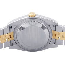 将图像加载到图库查看器中，ROLEX Datejust W36mm Stainless Steel K18YG Champagne Dial116233
