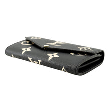 Load image into Gallery viewer, LOUIS VUITTON Portefeuille Sarah Noir/BeigeM80496 Bicolor Monogram Empreinte Leather
