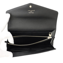 Load image into Gallery viewer, LOUIS VUITTON Portefeuille Sarah Noir/BeigeM80496 Bicolor Monogram Empreinte Leather
