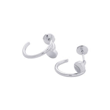 将图像加载到图库查看器中，CARTIER Juste un Clou Hoop Earrings Size SmallB8301236 18K White Gold

