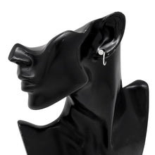 将图像加载到图库查看器中，CARTIER Juste un Clou Hoop Earrings Size SmallB8301236 18K White Gold
