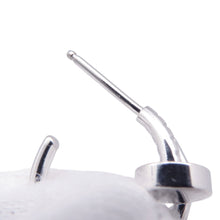 将图像加载到图库查看器中，CARTIER Juste un Clou Hoop Earrings Size SmallB8301236 18K White Gold
