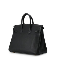将图像加载到图库查看器中，HERMES Birkin Black Togo Leather Size 25
