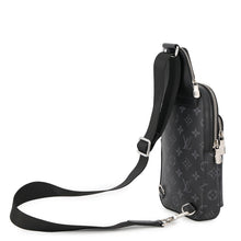 Load image into Gallery viewer, LOUIS VUITTON Avenue sling bag NoirM47137 Monogram Eclipse Size PM

