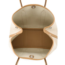 Load image into Gallery viewer, HERMES Garden Party Beton/Biscuit Negonda Leather Toile Military Size TPM

