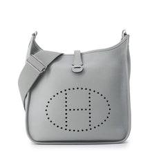 将图像加载到图库查看器中，HERMES Evelyne 3 Blue Gacier Taurillon Clemence Size PM
