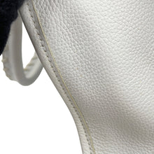 将图像加载到图库查看器中，BALENCIAGA The City White115748 Leather
