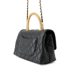 Load image into Gallery viewer, CHANEL Coco Handle 2WAYHandbag BlackA92990 Lambskin Size XS
