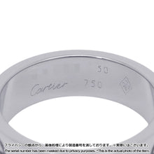 将图像加载到图库查看器中，CARTIER Love Ring Classic Model Size 50/#10B4084700 18K White Gold
