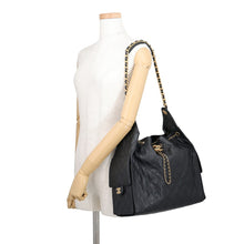 将图像加载到图库查看器中，CHANEL CHANEL25 ChainShoulder Bag BlackAS5311 Caviar Leather Size Medium

