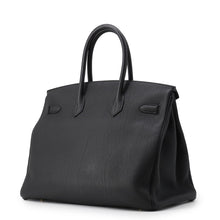 将图像加载到图库查看器中，HERMES Birkin Black Togo Leather Size 35
