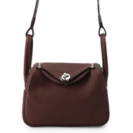 HERMES Lindy Terre Taurillon Clemence Size Mini