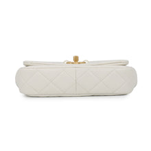 Load image into Gallery viewer, CHANEL Mini Matelasse Pearl Chain White Lambskin
