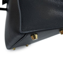 Load image into Gallery viewer, HERMES Kelly Sellier Black Chevre Myzore Goatskin Size 25
