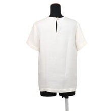 将图像加载到图库查看器中，CHANEL Cut Size 36 IvoryP64595-V60526-00100 Silk100%
