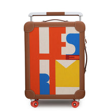 将图像加载到图库查看器中，HERMES RMS Rolling Mobility Suitcase Capucine / Ecru / Beige / Fauve / OrangeH087205CM AA Toile H・Plume Taurillon Legato
