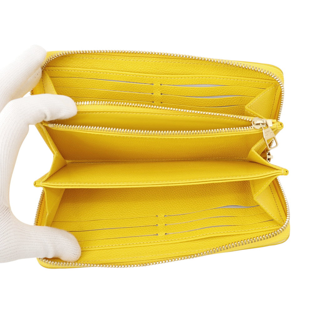 LOUIS VUITTON Zippy wallet Ginkgo YellowM13577 Monogram Empreinte