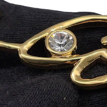 将图像加载到图库查看器中，CHANEL I LOVE COCO Long Necklace Gold/TransparentABD430 Metal Rhinestone
