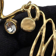 将图像加载到图库查看器中，CHANEL I LOVE COCO Long Necklace Gold/TransparentABD430 Metal Rhinestone

