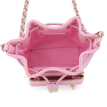 Load image into Gallery viewer, CHANEL Matelasse Drawstring Bag ChainShoulder Bag PinkAP2913 Caviar Leather
