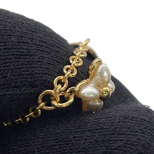 将图像加载到图库查看器中，LOUIS VUITTON Bracelet・LV Flora Gram GoldM0940A Metal Faux Pearl
