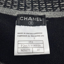 将图像加载到图库查看器中，CHANEL cardigan Size 40P26631V00016 Cashmere100%
