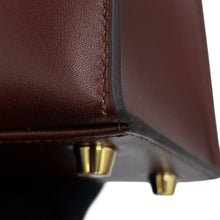 将图像加载到图库查看器中，HERMES Kelly Sellier Terre Box Calf Leather Size 25

