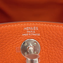 Load image into Gallery viewer, HERMES Lindy Tangerine Taurillon Clemence Size Mini

