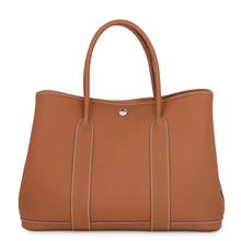 Load image into Gallery viewer, HERMES Garden Party Gold Negonda Leather Size PM
