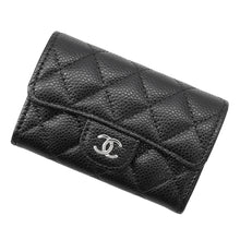 Load image into Gallery viewer, CHANEL Matelasse Flap Card Case BlackAP0214 Caviar Leather
