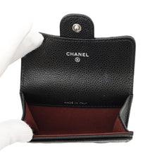 Load image into Gallery viewer, CHANEL Matelasse Flap Card Case BlackAP0214 Caviar Leather
