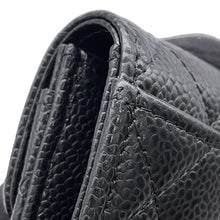 Load image into Gallery viewer, CHANEL Matelasse Flap Card Case BlackAP0214 Caviar Leather
