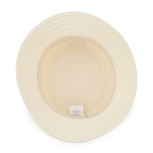 将图像加载到图库查看器中，HERMES Harper Bucket Hat Size 57 Blanc Lotus Cotton100%
