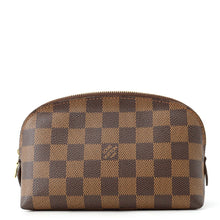 Load image into Gallery viewer, LOUIS VUITTON Pochette Cosmetic RedN47516 Damier Ebene Canvas Size PM
