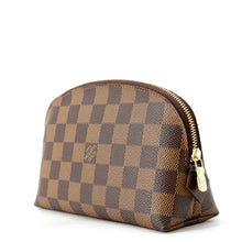 Load image into Gallery viewer, LOUIS VUITTON Pochette Cosmetic RedN47516 Damier Ebene Canvas Size PM

