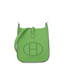 将图像加载到图库查看器中，HERMES Evelyne Sellier Vert Yucca Epsom Size TPM
