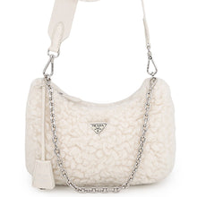 Load image into Gallery viewer, PRADA Re-Edition 2005 Shoulder Bag White1BH204_2FLI_F0018_V_BOO Wool Cashmere
