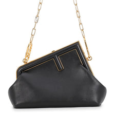 Load image into Gallery viewer, FENDI FirstSmall Shoulder Bag Black8BP129 Leather

