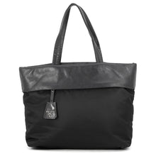 Load image into Gallery viewer, PRADA Tote Bag Black Nylon Leather

