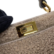 Load image into Gallery viewer, FENDI Peekaboo I See You Petit Gray8BN335 Mouton Leather
