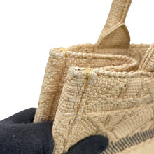 Load image into Gallery viewer, Dior Book Tote Handbag NaturalM1265ZSQD_M925 Raffia Size Small
