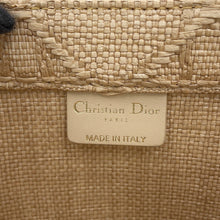 Load image into Gallery viewer, Dior Book Tote Handbag NaturalM1265ZSQD_M925 Raffia Size Small
