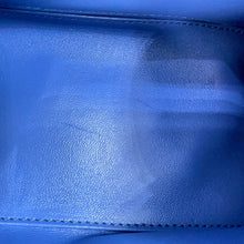 Load image into Gallery viewer, BALENCIAGA Hourglass BB Monogram Denim Bag Blue593546210E64716 Denim Size Small
