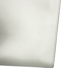 Load image into Gallery viewer, PRADA Triangle Logo Embossed 2-Way Tote Bag White1BG382_ASK_F0009 Leather
